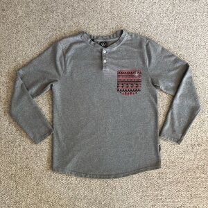 Volcom Men’s Long Sleeve Henley